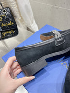 SW Palmer Highshine Loafer With Crystal Black Suede 554368