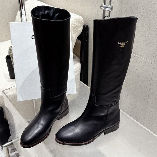 Celine 25 Boot Black Cowhide 554199