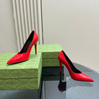 GG 105 HIGH HEEL PUMP CANDY LAMBSKIN