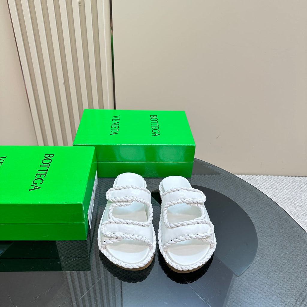jack flat mule white lambskin