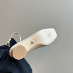 CD Miss Dior Pump 40mm Glossy Beige Lambskin