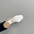Miss Dior Paris Slingback Pump In Beige Glossy Cowhide 998861