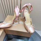 CL 25C Cassia Lace Up 100mm Your Pink Silk 215856