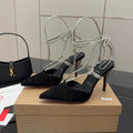CL Mules Black 8.5cm   Material 299877