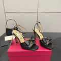 VT Bowow Sandal 95mm Black Leather