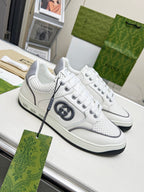 GG Men's MAC80 Sneaker White Grey Cowhide 539527