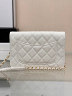 WOC 19CM WHITE CAVIAR GOLD HARDWARE