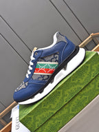 GG Men's Sneaker Blue Calfskin 522006