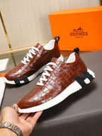 HM Men's Bouncing Sneaker Brown Cowhide 664361