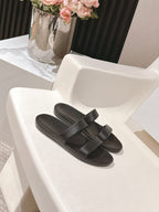 The Row 25s Foam Sandal In Black Rubber 340610