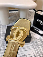 CC 26s Open-toe Sandal Gold Sheepskin 681943