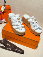 ISABELLA SANDAL WHITE CALFSKIN