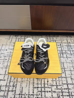 Fendi Flow Trainers Black Suede 682051