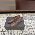 Miu 2026 Ballerinas Chocolate Nappa Leather 682024