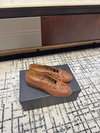 Miu 2026 Ballerinas Brown Nappa Leather 682025