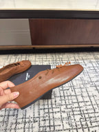 Miu 2026 Ballerinas Brown Nappa Leather 682025