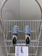 CELINE Espadrillas Loafers Blue Denim 285935