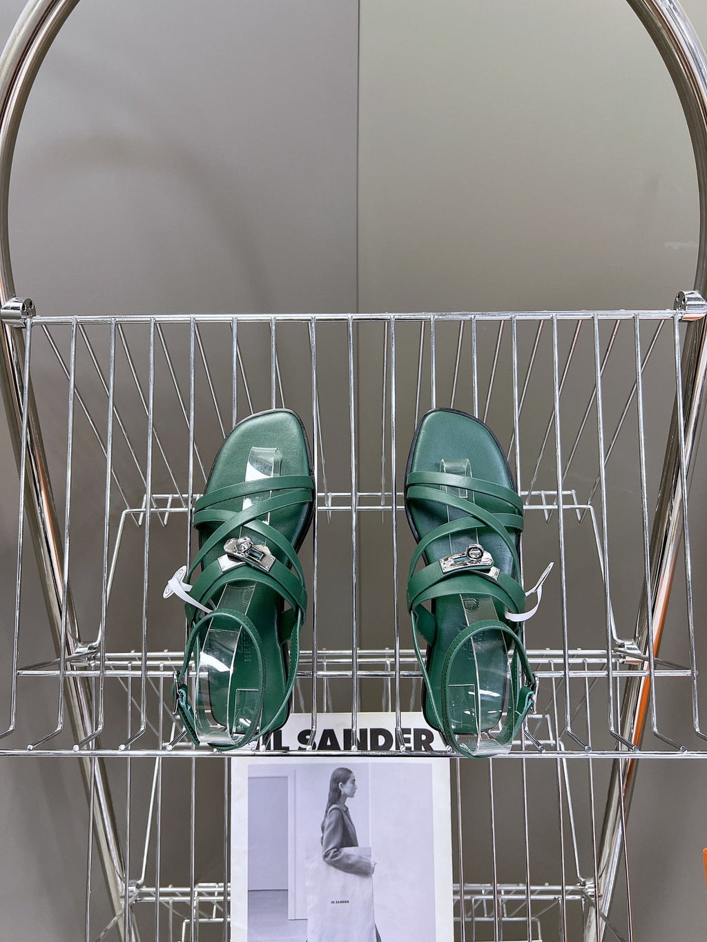 JUNE SANDAL COBALT CALFSKIN
