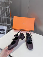 JACKIE 50 PUMP MAUVE LAMBSKIN