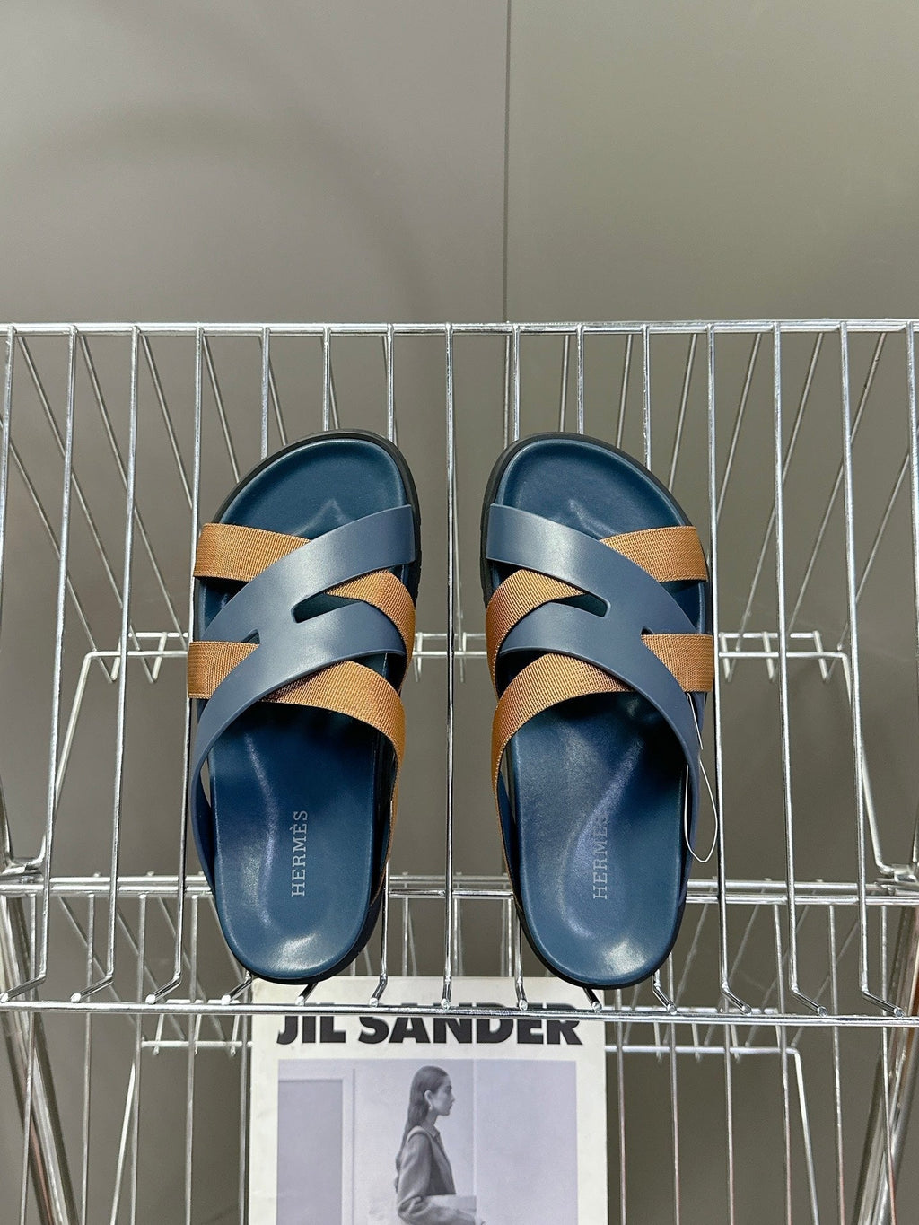 HM Kazimir Sandal Sheepskin and Fabric 252672
