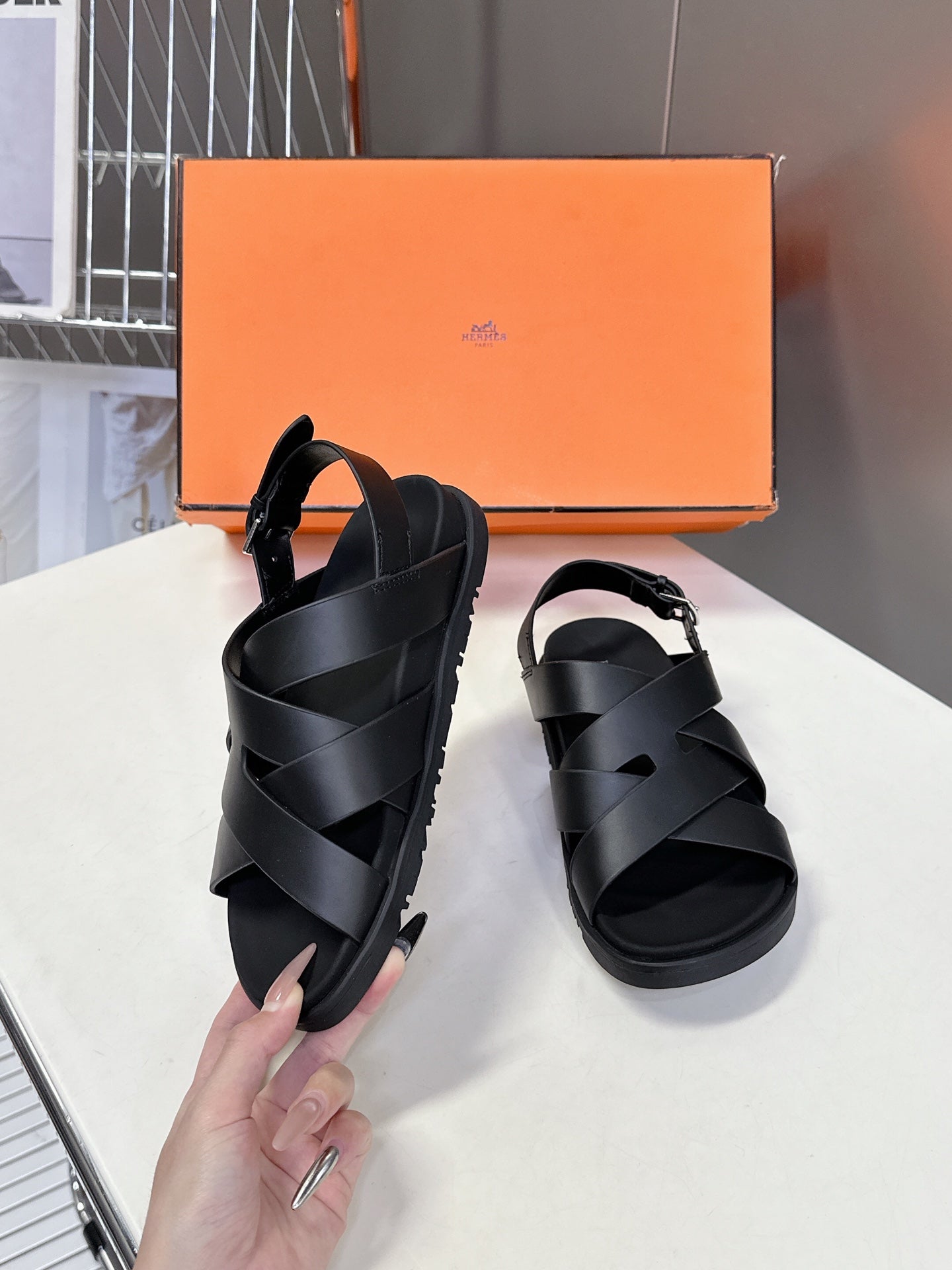 HM Sandal Sheepskin and TPU 252679