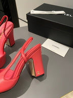 CC Slingback 95mm Red Lambskin
