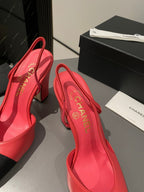 CC Slingback 95mm Red Lambskin