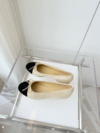 CC Ballet Flat Yellow Pastel Suede 238762