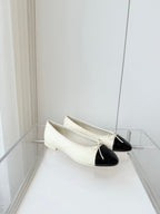 CC Ballet Flat White Leather 238770