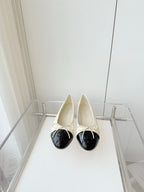 CC Ballet Flat White Leather 238770