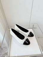 CC Ballet Flat White Fabric 238773