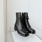 CC 25 Short Boot 60mm Black Cowhide 411471