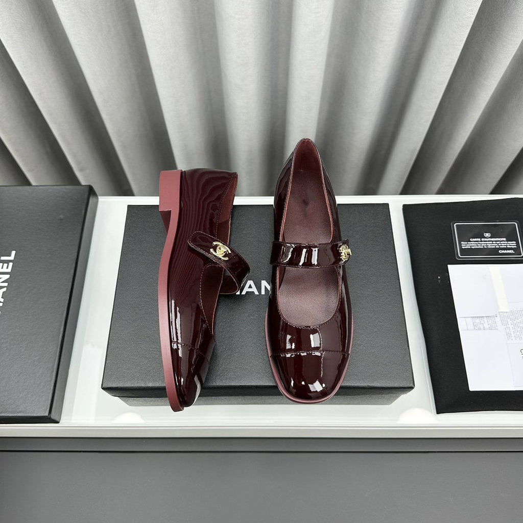 mary janes dark burgundy patent clafskin