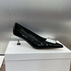 CD Pumps 65mm Glossy Black Cowhide