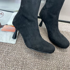HM High Boots 75mm In Black Suede 975151