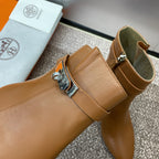 HM Saint Germain Ankle Boot 65mm In Gingerbread Calfskin  975167