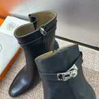 HM Saint Germain Ankle Boot 65mm In Black Calfskin  975168