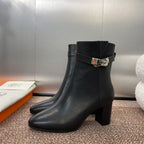 HM Saint Germain Ankle Boot 65mm In Black Calfskin  975168
