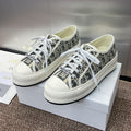 CD Walk'n Dior Denim D Jacquard Fabric Cowhide 551452
