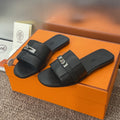 HM Giulia Slide Black Sheepskin 320019