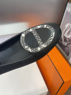 HM 25 Julia Loafer Black Calfskin 372946