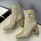 Dior 2025 Boot Beige Gold Cowhide 508546