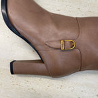YSL Julia Long Boots 90mm Brown Cowhide 551937