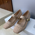 CD 26 Lolita High Heels 40 Beige Mesh Gold 633050