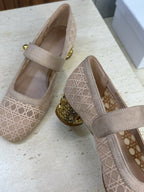 CD 26 Lolita High Heels 40 Sliver Mesh Gold 633051