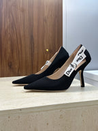 CD J'Adior Pump 9.5cm Black Technical Fabric