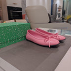 Balen 25 bow ballet flat pink sheepskin 184480