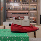 Balen 25 bow ballet flat red sheepskin 184482