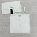 CC Sport Bra White Wool Viscose