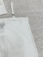 CC Sport Bra White Wool Viscose